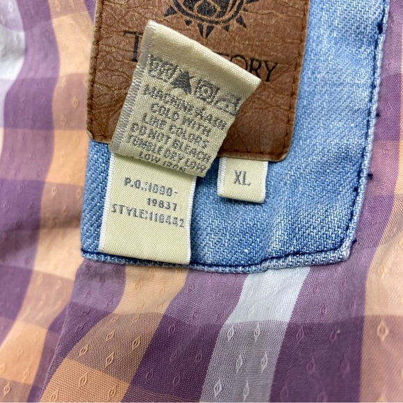 The Territory Ahead Denim Blue Jean Jacket Women's XL Light Blue, Pocket - Picture 5 of 10